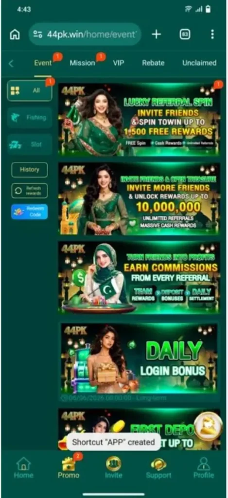 44PK win
